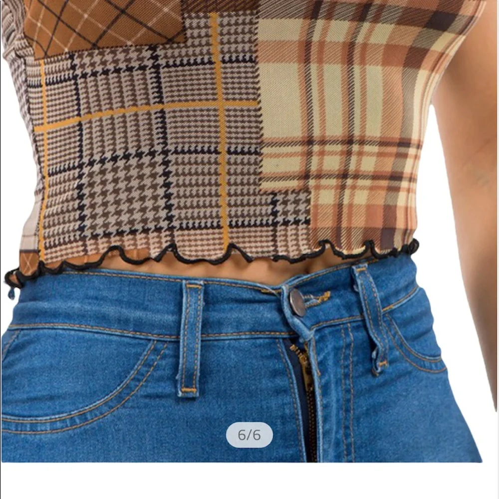 Patchwork Print Top - Picture 3 of 3